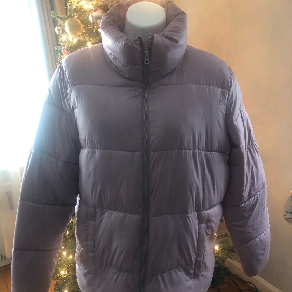 Purple zip up Old Navy Puffer